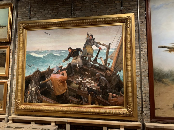 Schilderij in het Zuiderzeemuseum