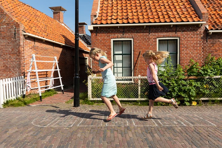 Langste hinkelbaan bij het Zuiderzeemuseum