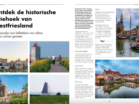 Ontdek de historische driehoek van Westfriesland