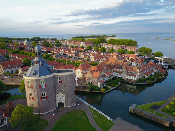 Drommedaris van boven