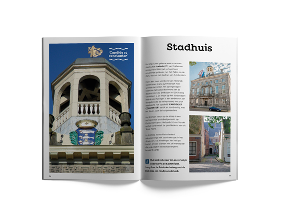 Inkijk stadwandeling boekje Enkhuizen