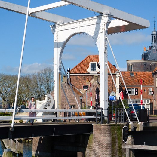 Ophaalbrug bij de Wierdijk
