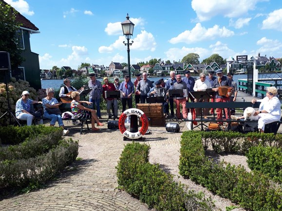 Sjappetouwtjes foto bij Zaanse Schans