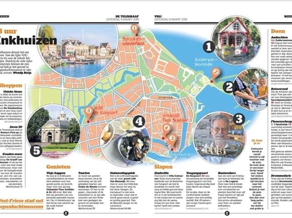 Telegraaf artikel over Enkhuizen