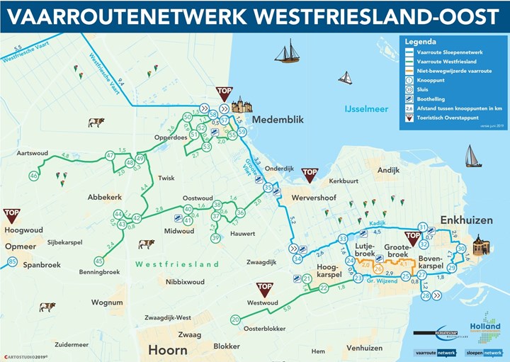 vaarkaart westfriesland