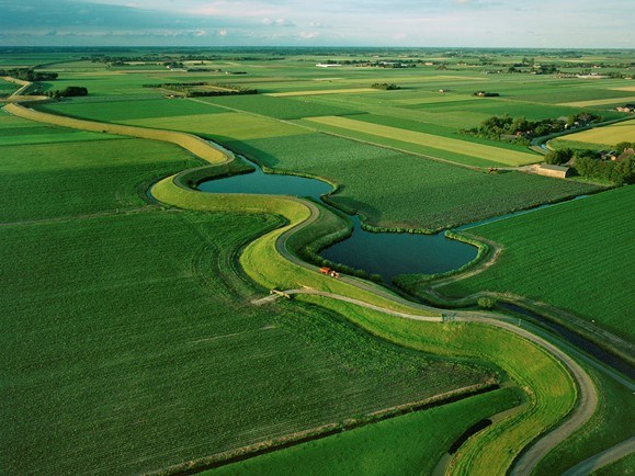 Luchtfoto Westfriese Omringdijk