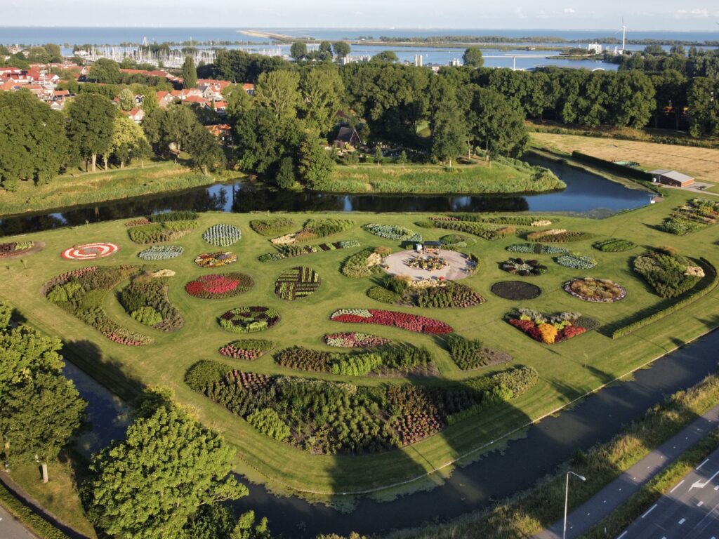 Droneshot van De Garden
