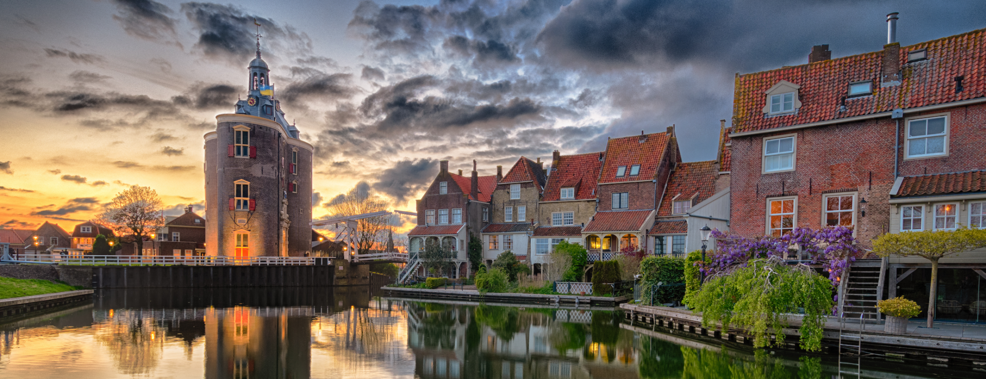 Uitzicht op Oude Haven en Drommedaris