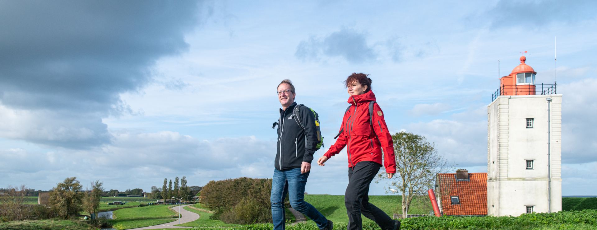 Wandelen bij de Vuurtoren De Ven
