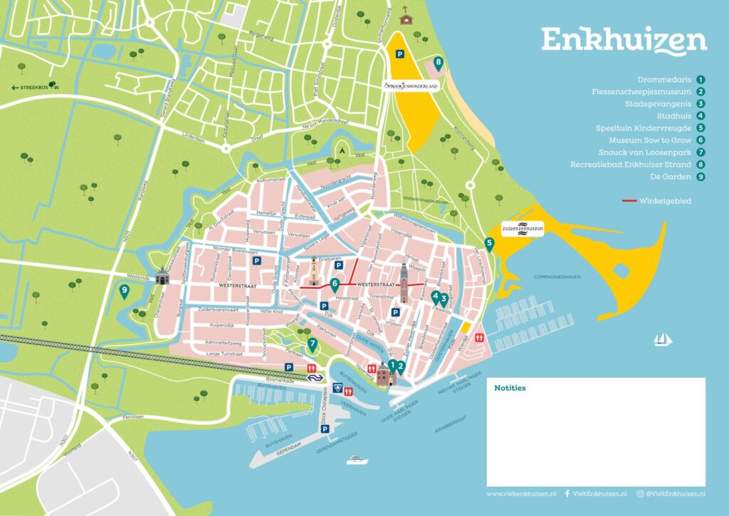 Plattegrond Enkhuizen